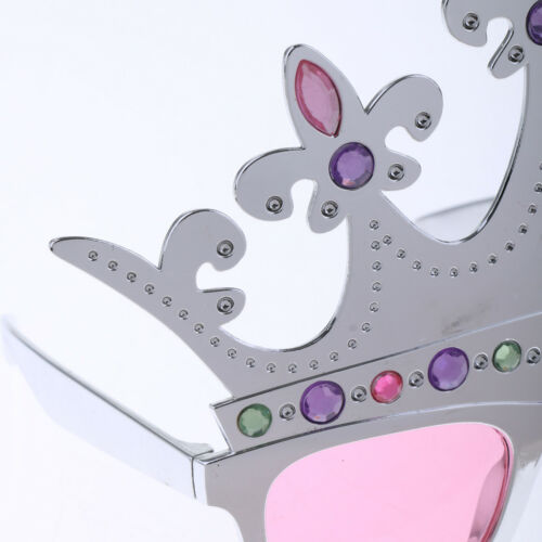 Silver Crown Sunglasses Birthday Tiara Glasses Party Fancy Dress Photo Prop - Fresh Stock Dated February 2026