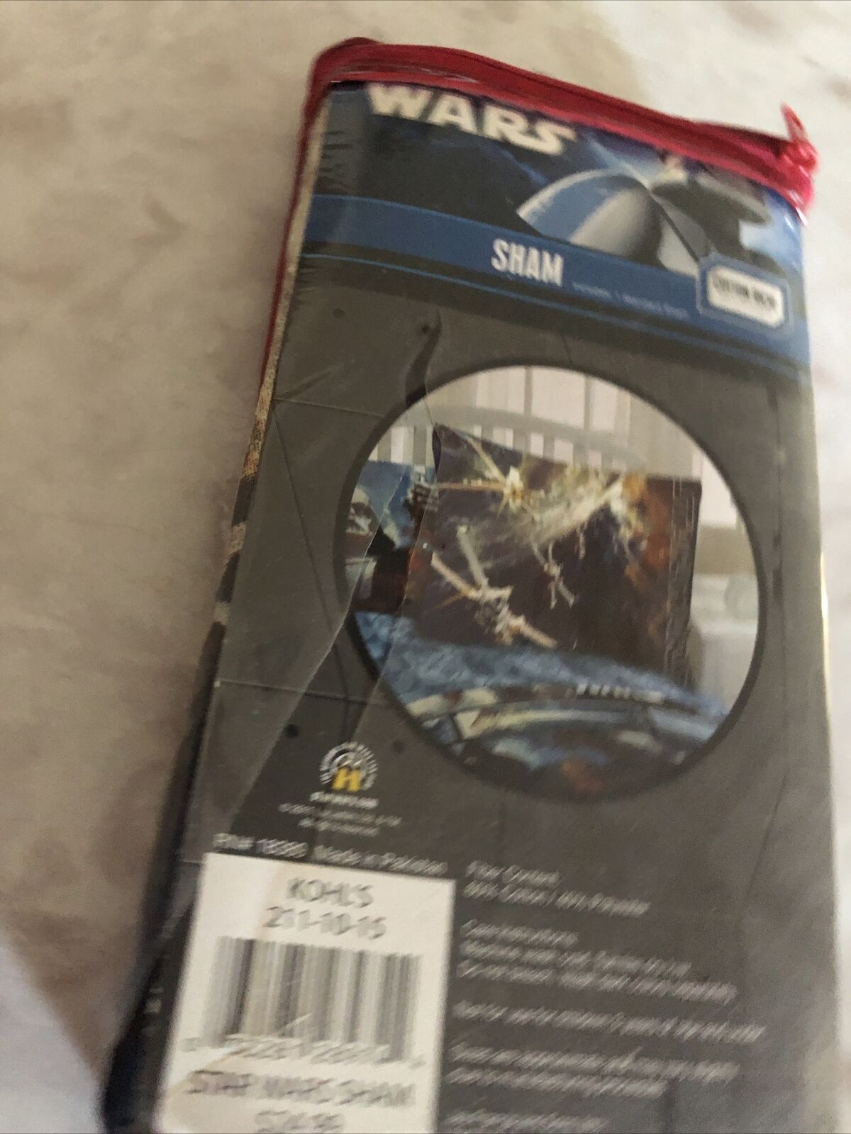 2011 Star Wars Pillow Sham Pillow Case NEW! Sealed! - Fresh Stock Dated December 2025