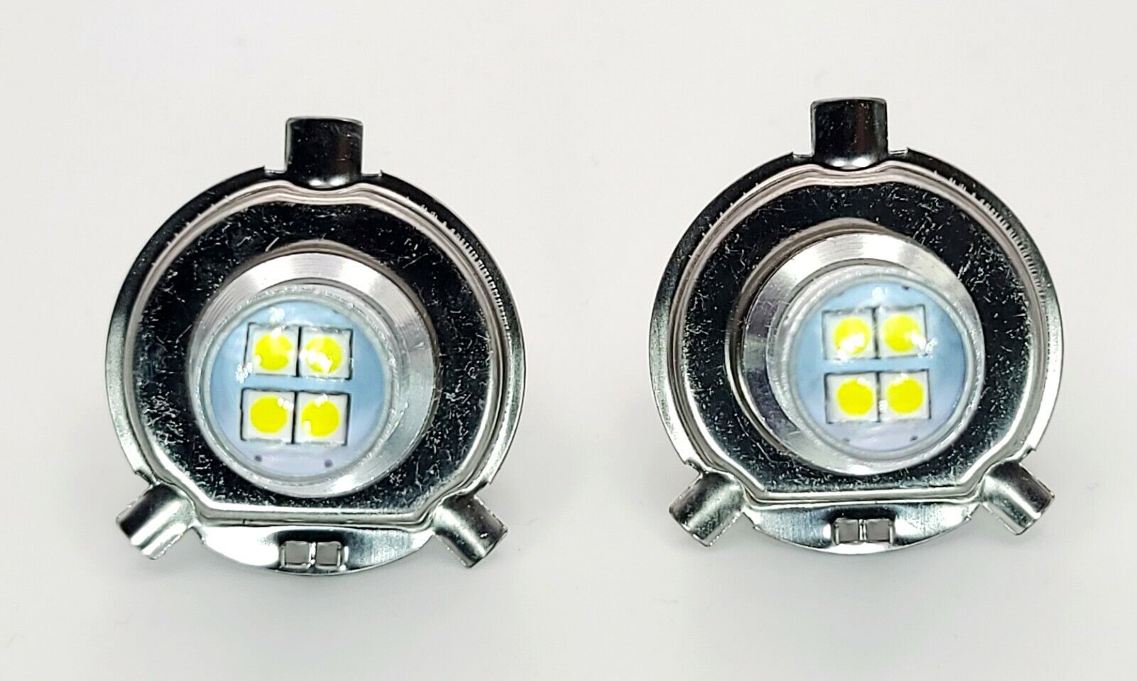 2 Super Bright LED headlight bulbs for Yamaha Zuma 50F 2014-2018 12v 35/35w: USA - Fresh Stock Dated February 2026