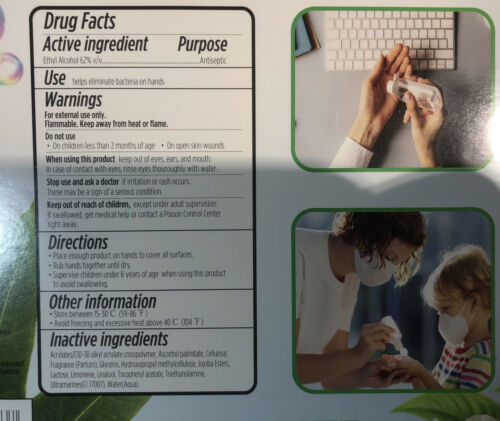 Hand Sanitizer WeClean Eucalyptus Scent 3ea 2.03 oz Travel blts W Holder-SHIP24H - Fresh Stock Dated February 2026