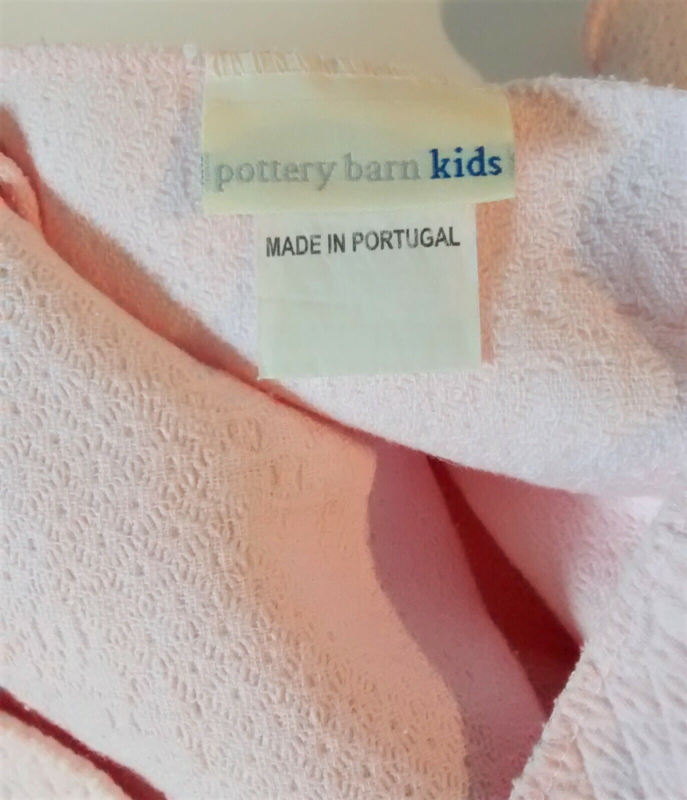 Pink Matelasse Quilted Scalloped Pillow Sham Pottery Barn Standard Shabby Chic - Fresh Stock Dated February 2026