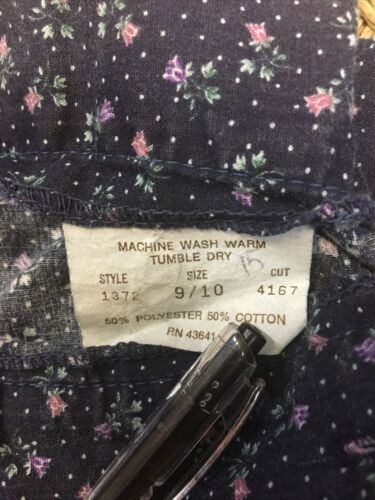 VINTAGE 1970s BOHO HIPPIE FLORAL PEASANT CALICO PRAIRIE COTTON SKIRT - Fresh Stock Dated February 2026