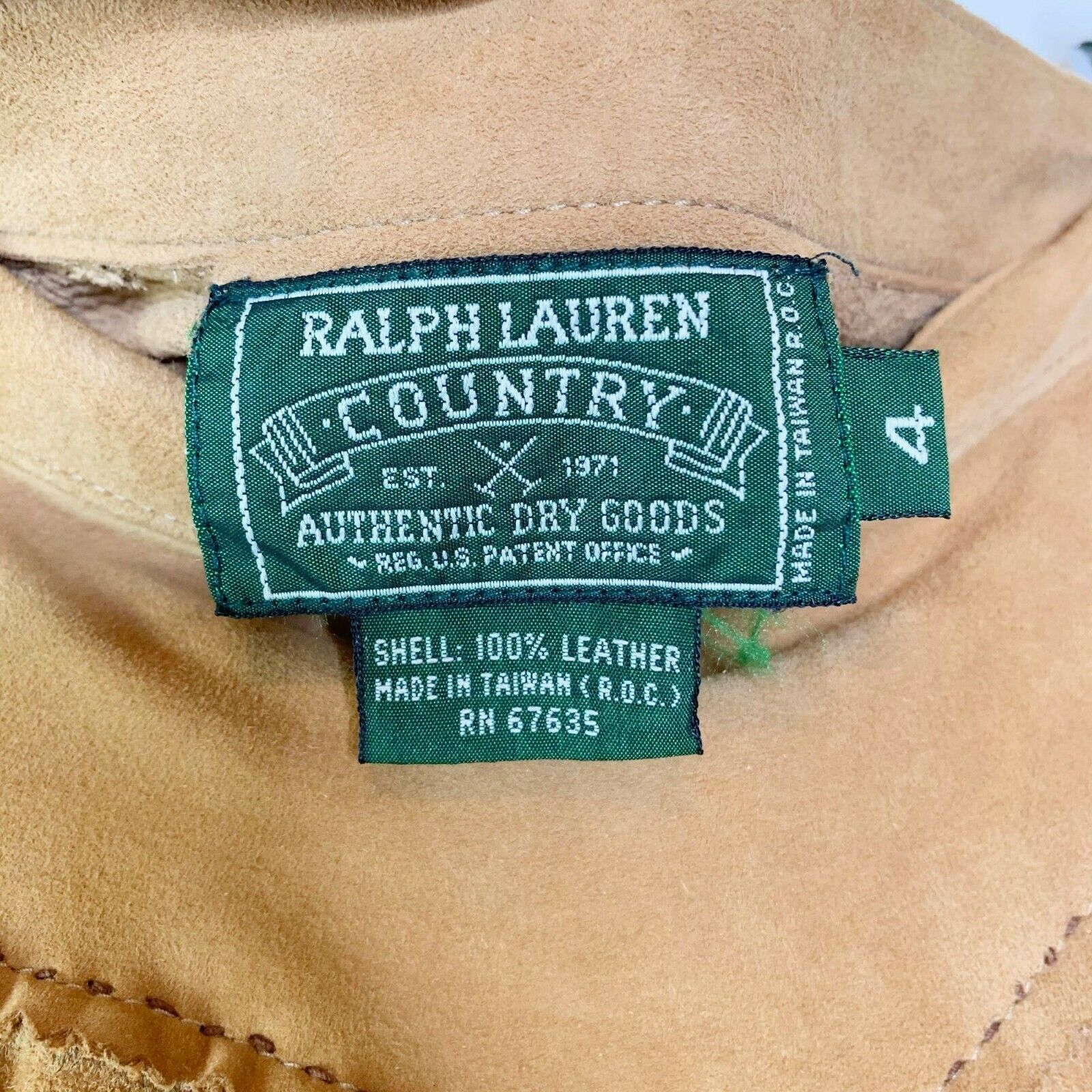 Ralph Lauren Country Vintage Suede Maxi Skirt Sz 4 Brown - Fresh Stock Dated December 2025