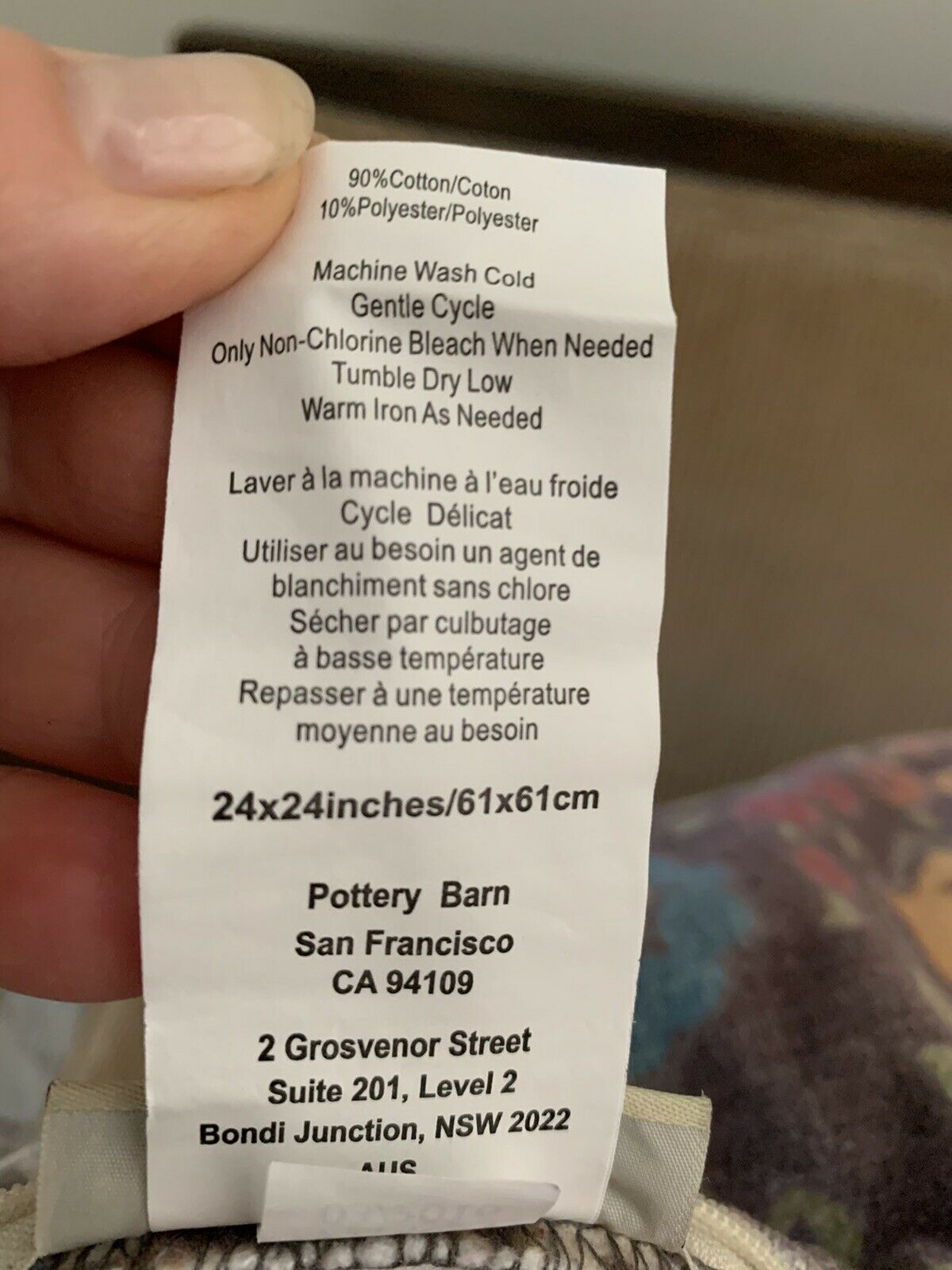 Authentic Pottery Barn Velveteen European Pillow Shams - Fresh Stock Dated December 2025