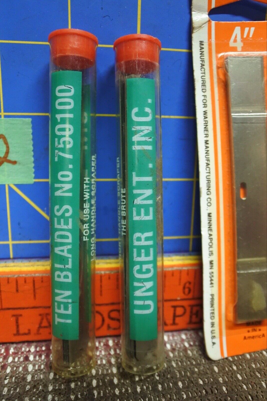 Warner Unger ENT 4” Scraper Blades - Fresh Stock Dated February 2026