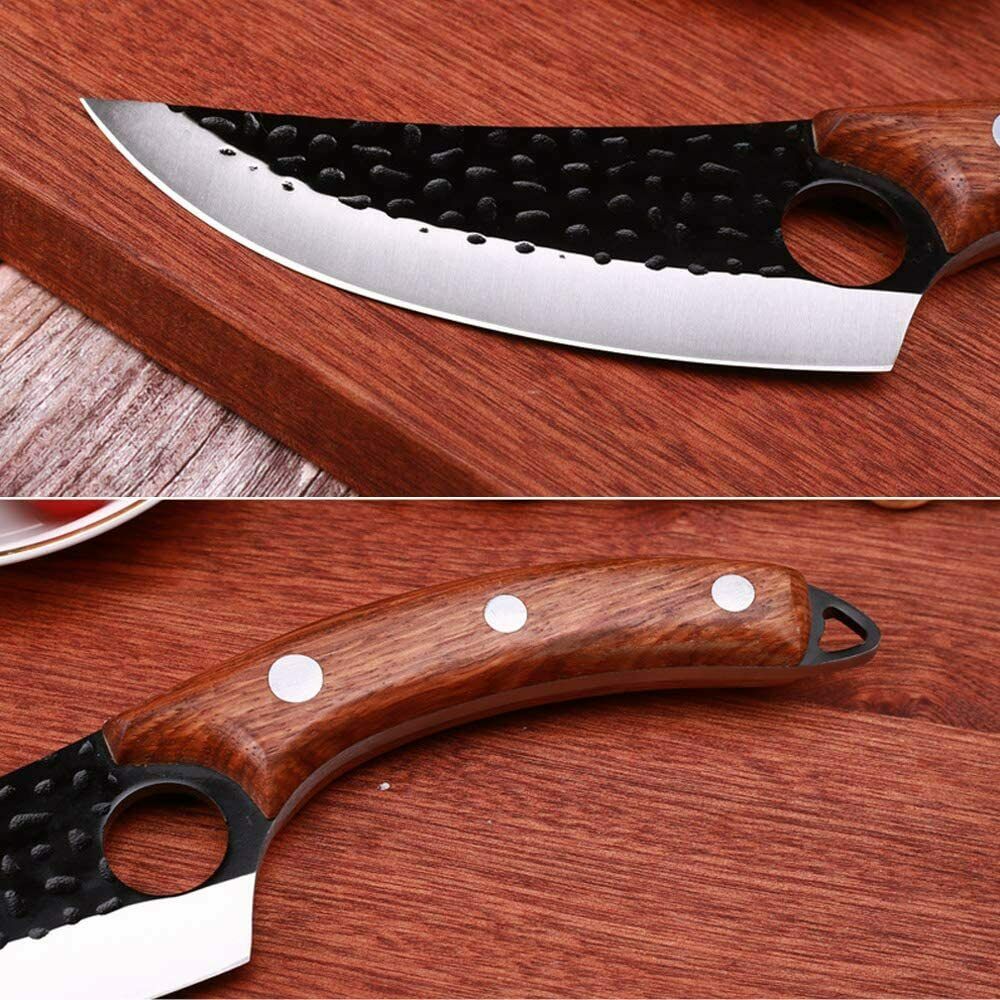 Japanese Hand Forged Cleaver Stainless Steel Boning Knife Kitchen Cooking Knife - Fresh Stock Dated December 2025