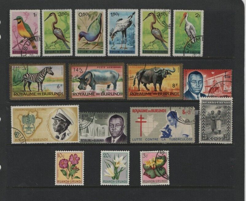 BURUNDI 4 SCANS MIXED USED MNH MH - Fresh Stock Dated January 2026