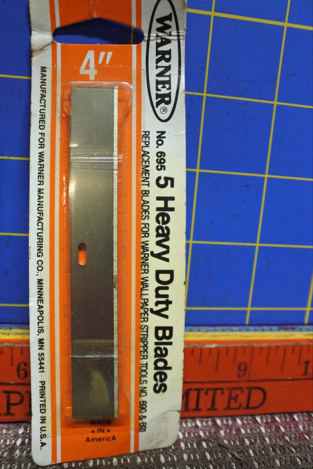 Warner Unger ENT 4” Scraper Blades - Fresh Stock Dated February 2026