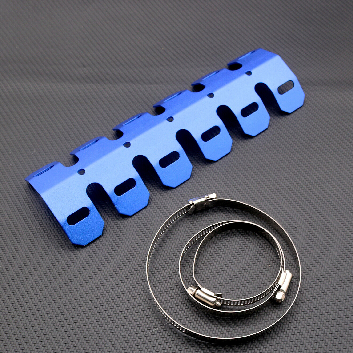 Motorcycle Exhaust Muffler Pipe Heat Shield Cover Heel Guard For Dirt Bike Blue - Fresh Stock Dated February 2026