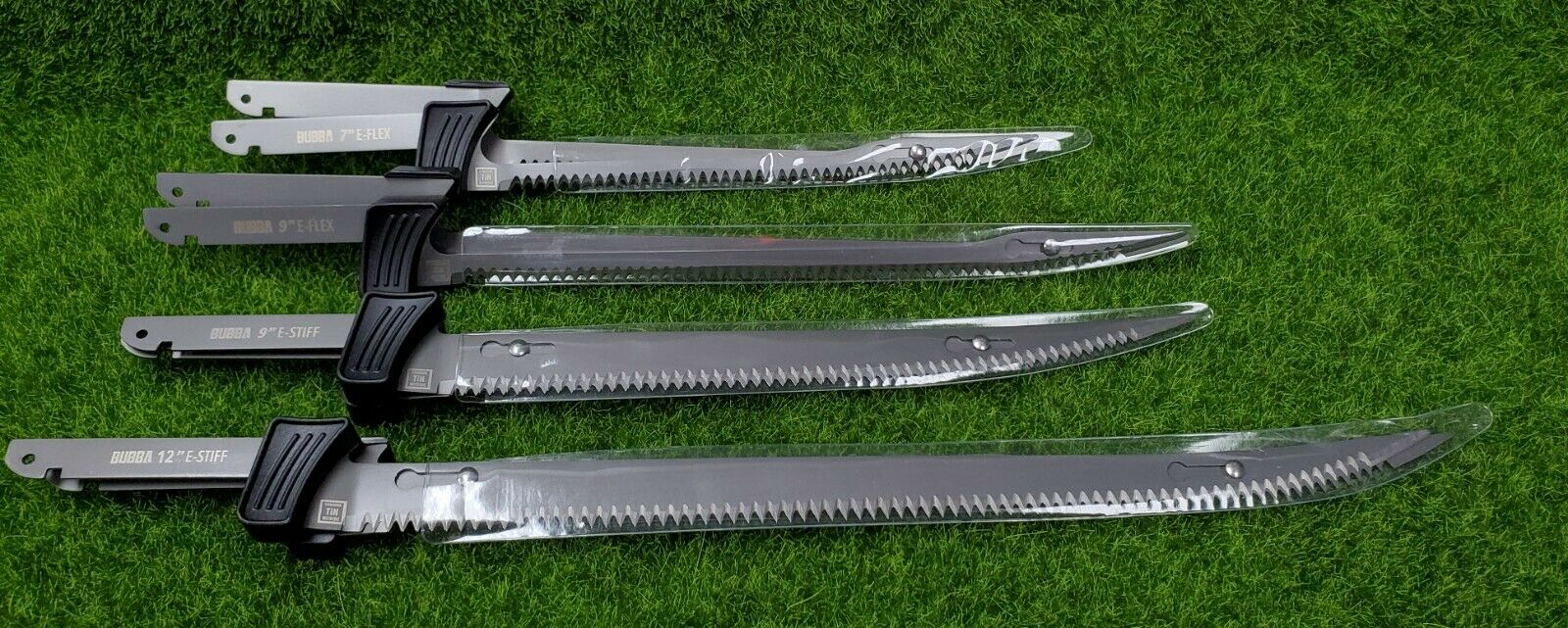 Bubba Multi-Flex Electric Fillet Knife Set, Full Tang, 4 Knives in 1 - 1095705 - Fresh Stock Dated December 2025