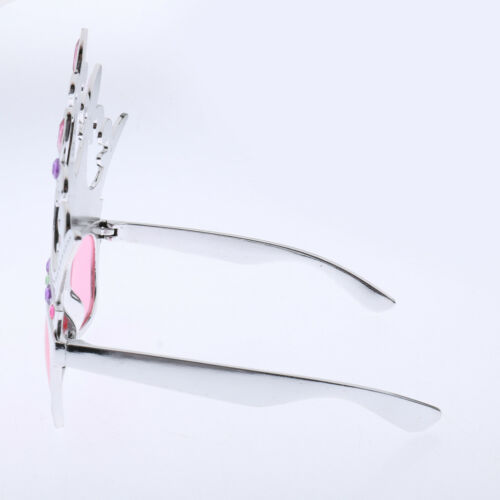Silver Crown Sunglasses Birthday Tiara Glasses Party Fancy Dress Photo Prop - Fresh Stock Dated February 2026