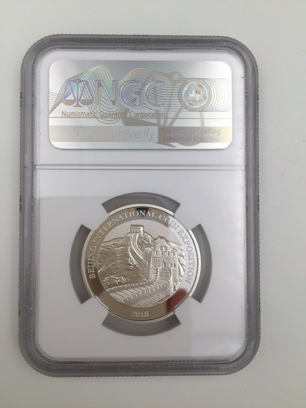 NGC PF70 2017/ 2018 COTY Panda Beijing Coin expo Coin World Silver plated medal - Fresh Stock Dated February 2026