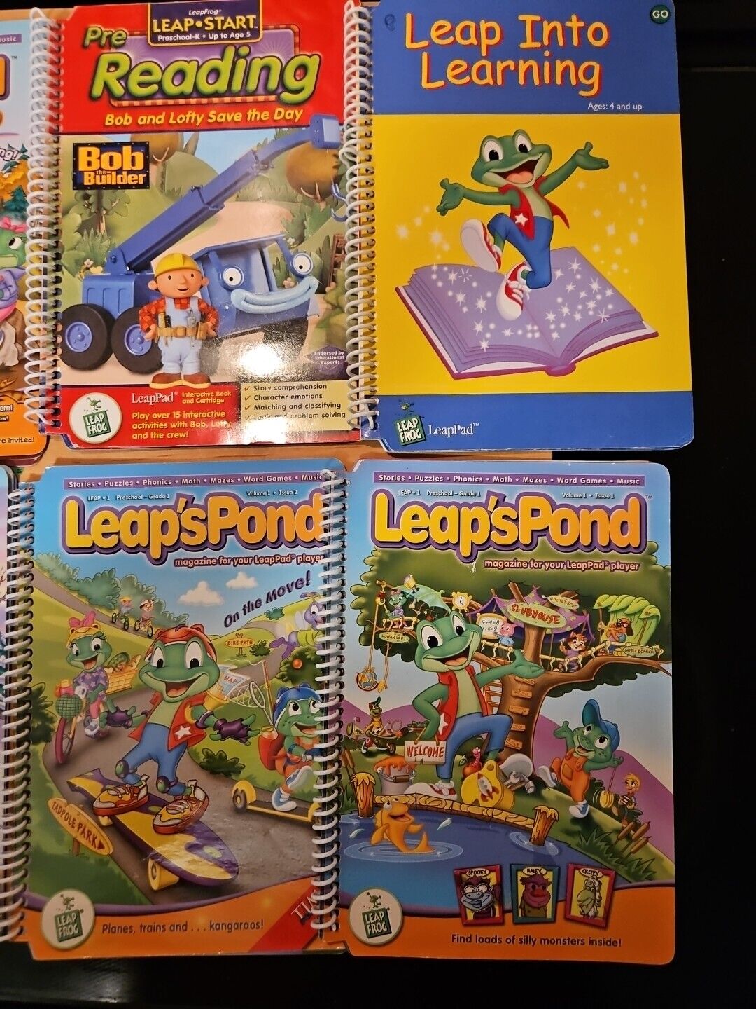 Leap Frog LeapPad Reader Case and booklets, cartridges- Lot of Supplies - Fresh Stock Dated February 2026