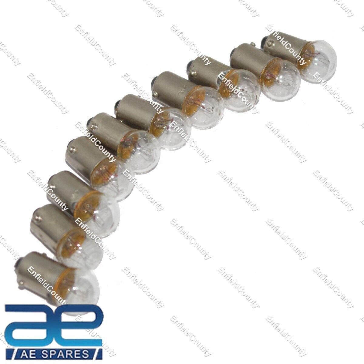 10 x For Royal Enfield Parking Turn Pilot Light Speedo Bulb 12 V-3.4 W S2u - Fresh Stock Dated February 2026