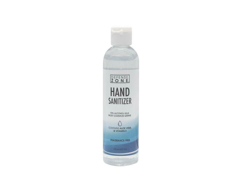 30 Bottles Defense Zone 12 oz Hand Sanitizer 70% Ethyl Alcohol w/Aloe Fast Ship - Fresh Stock Dated February 2026
