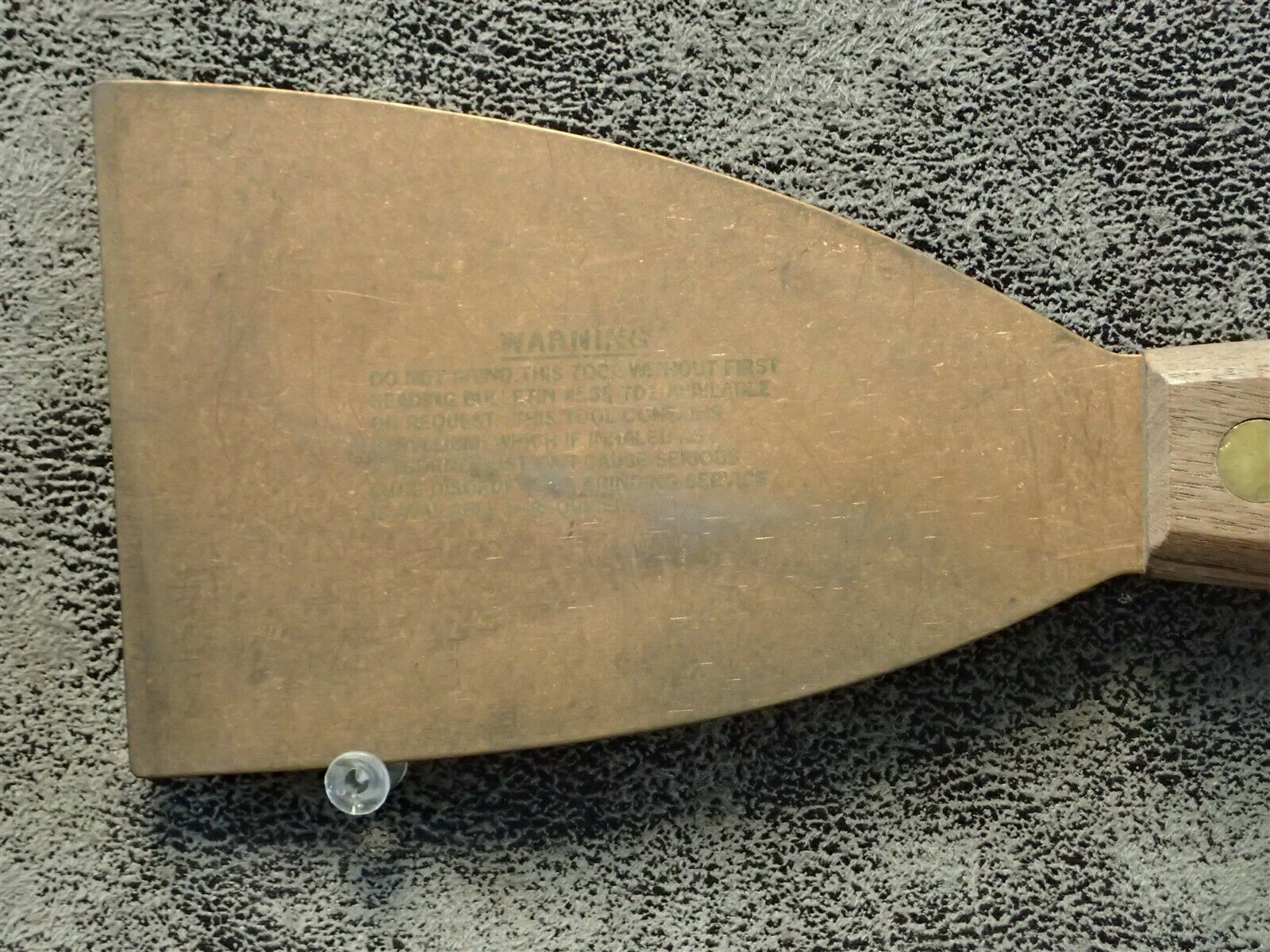 B-39 Berylco Non-Sparking Stiff Hand Scraper 3
