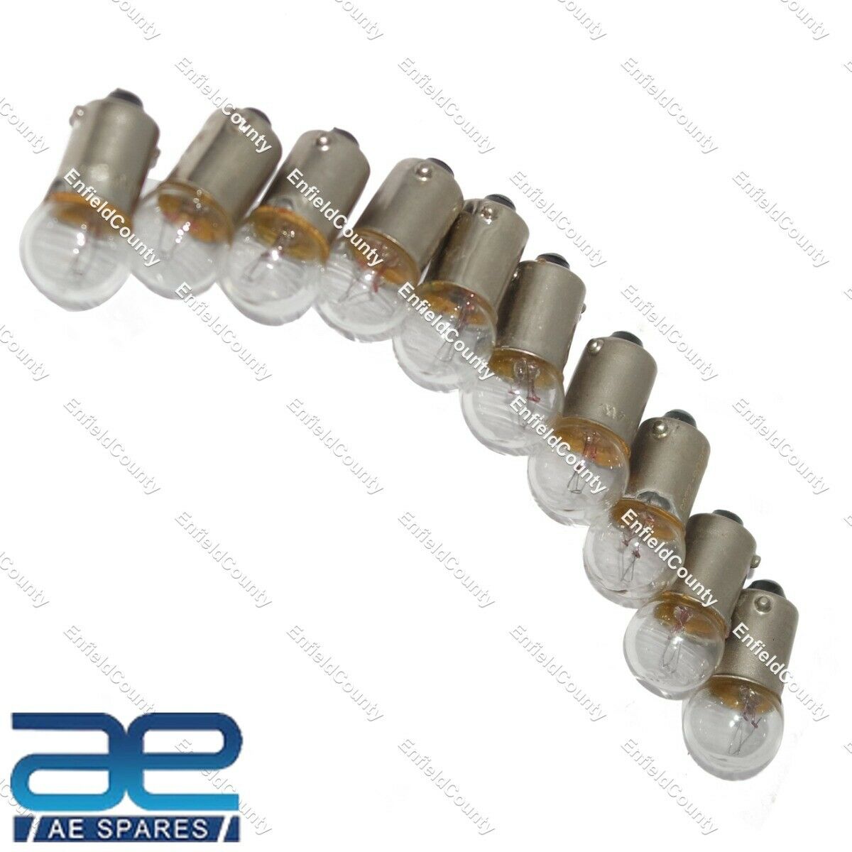 10 x For Royal Enfield Parking Turn Pilot Light Speedo Bulb 12 V-3.4 W S2u - Fresh Stock Dated February 2026