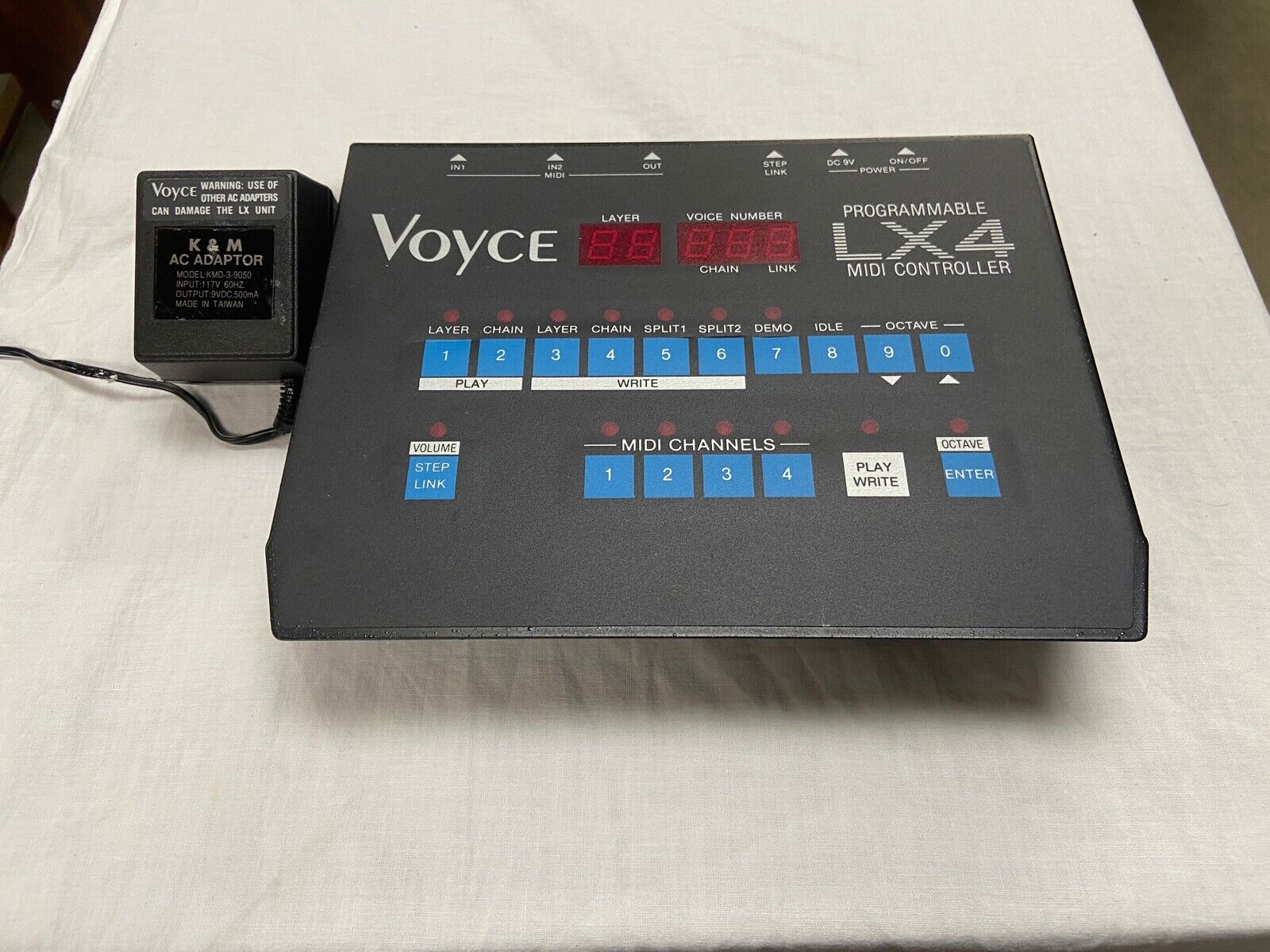 Voyce LX4 Programmable MIDI Controller with merge capabilities - Fresh Stock Dated February 2026