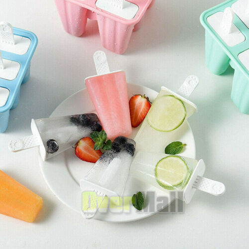 Popsicle Molds 6pc Silicone Ice Pop Molds BPA Free Popsicle Reusable with Funnel - Fresh Stock Dated February 2026