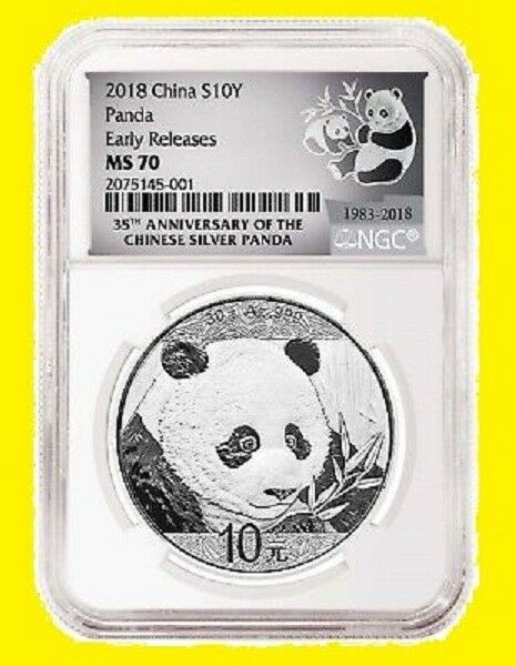 2018 CHINA GOLD PANDA PRESTIGE 6 COIN SET NGC MS 70 FIRST DAY ISSUE coa mint box - Fresh Stock Dated February 2026