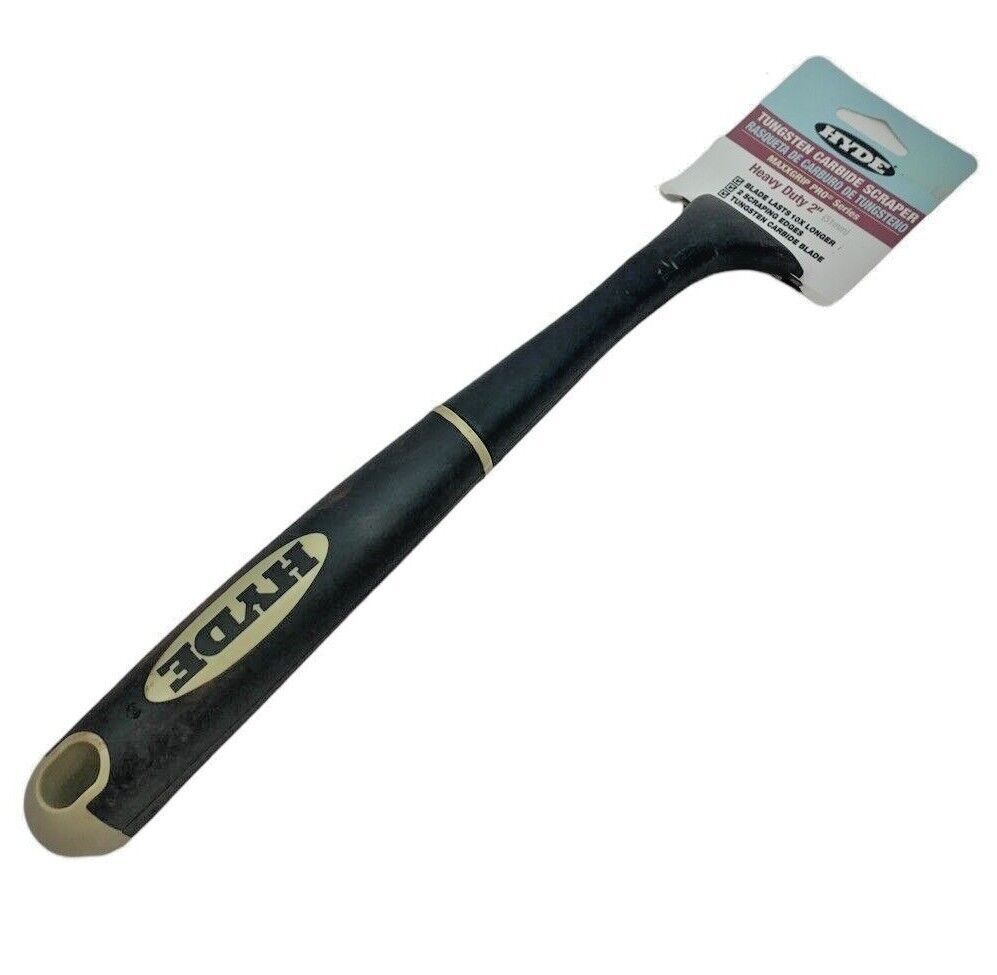 Hyde Maxxgrip Pro 2 in. W Tungsten Carbine Double Edge Paint Scraper 10610 - Fresh Stock Dated February 2026