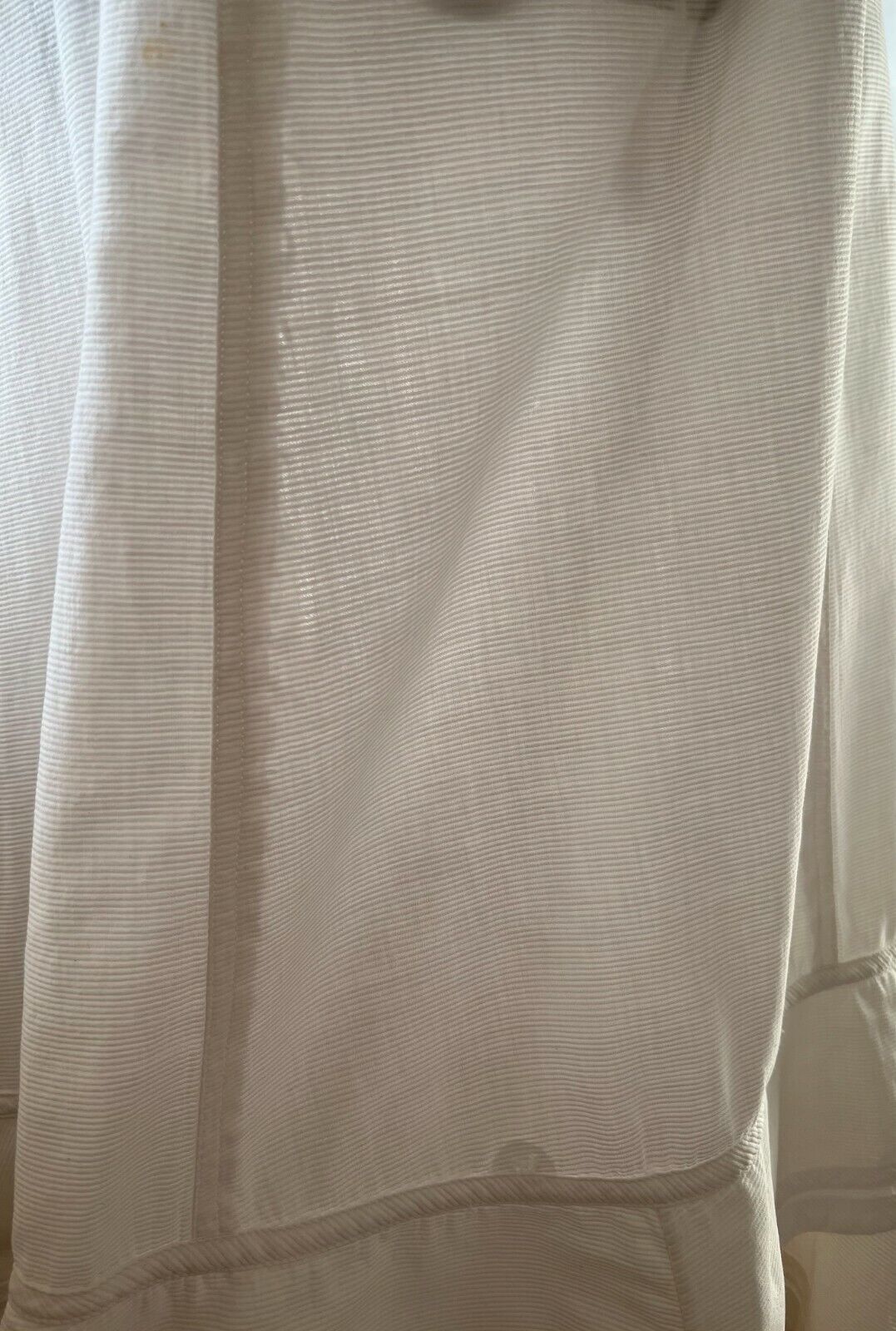 ANTIQUE EDWARDIAN WHITE RIBBED COTTON SKIRT - Fresh Stock Dated March 2026