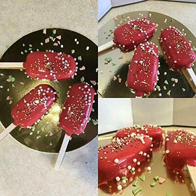 Ice Pop Molds Silicone Popsicle Makers, BPA Free Trays, 4-cavity, Great for - Fresh Stock Dated February 2026