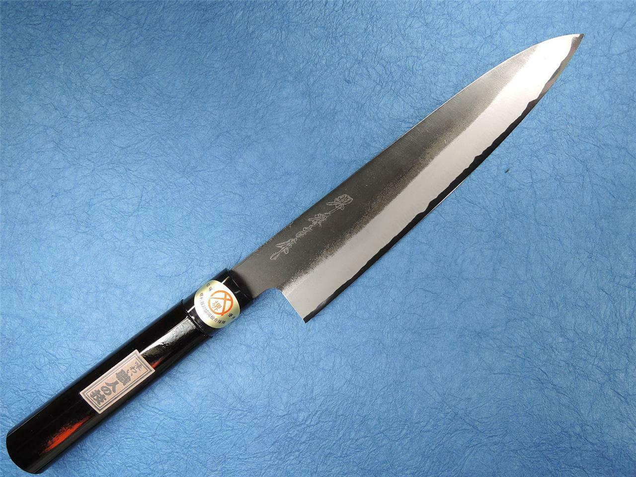 Sakai Genkichi Shirogami Steel Kurouchi Wa-Gyuto Japanese Knife 240mm - Fresh Stock Dated December 2025