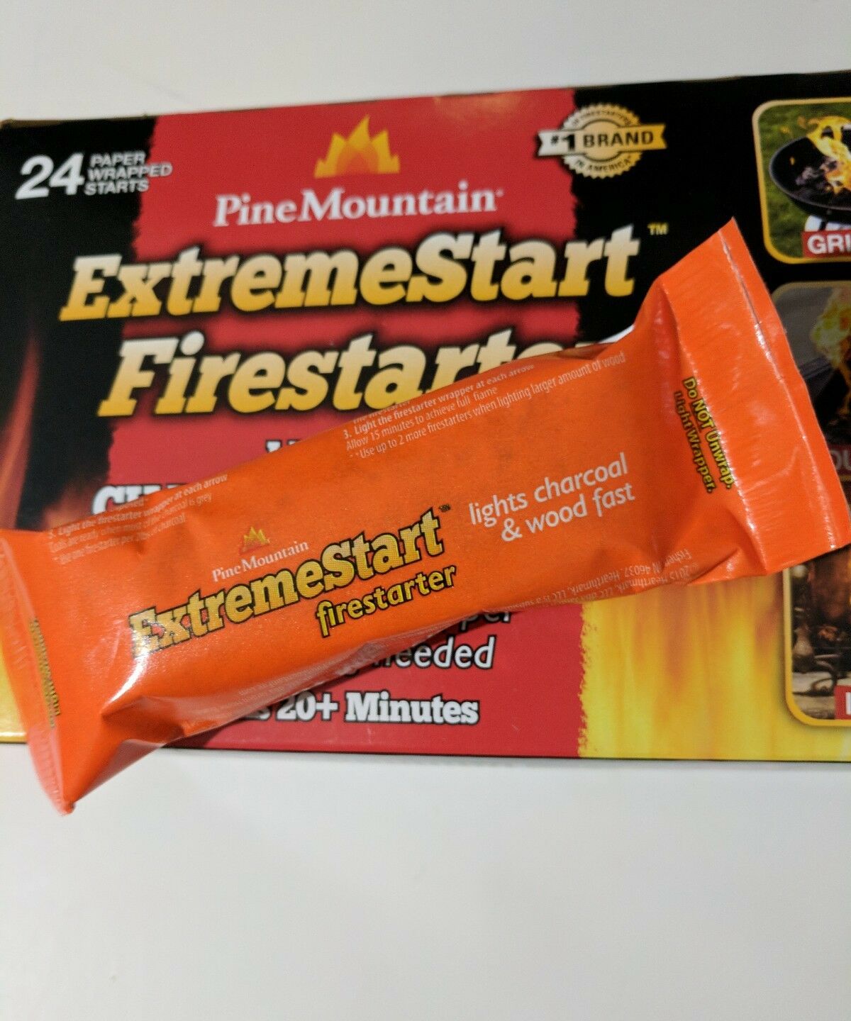 Pine Mountain 24 pack Extreme Start Firestarter outside grilling - Fresh Stock Dated December 2025