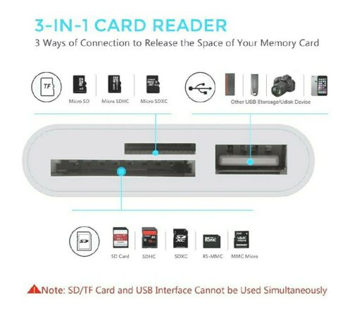 SD Card Reader, SD Card Reader for Phone - Fresh Stock Dated February 2026