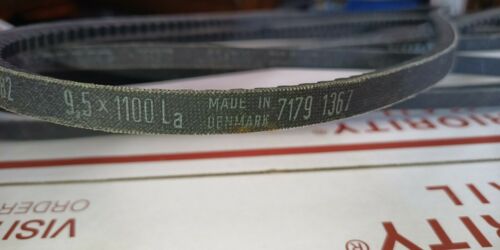 5 OEM Volvo Penta Alternator V-Belts (1100mm) 966382 replace 841821 958314... - Fresh Stock Dated February 2026