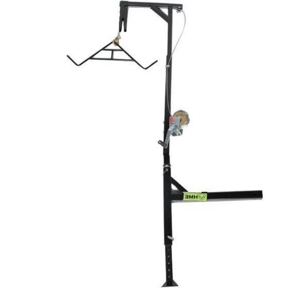 Big Game Hoist 360° Swivel Hitch Mounted 400# Skinning Irrigating Cleaning Aging - Fresh Stock Dated December 2025