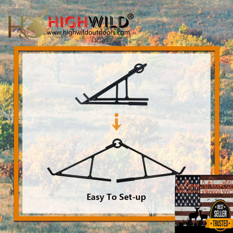 Highwild Game Hanging Gambrel & Hoist Kit - Fresh Stock Dated December 2025