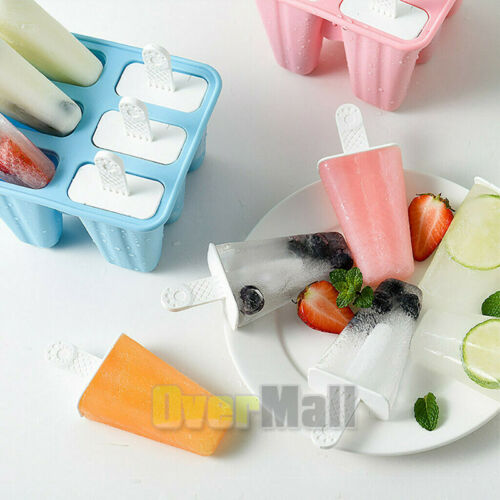 Popsicle Molds 6pc Silicone Ice Pop Molds BPA Free Popsicle Reusable with Funnel - Fresh Stock Dated February 2026