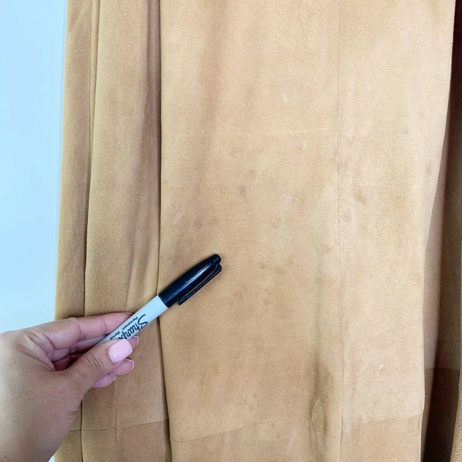 Ralph Lauren Country Vintage Suede Maxi Skirt Sz 4 Brown - Fresh Stock Dated December 2025