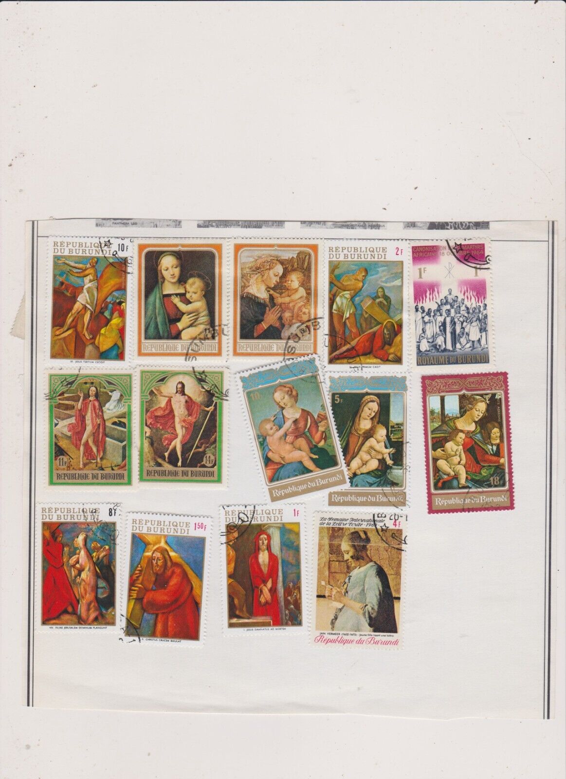 BURUNDI STAMPS HINGED LOT - Fresh Stock Dated January 2026