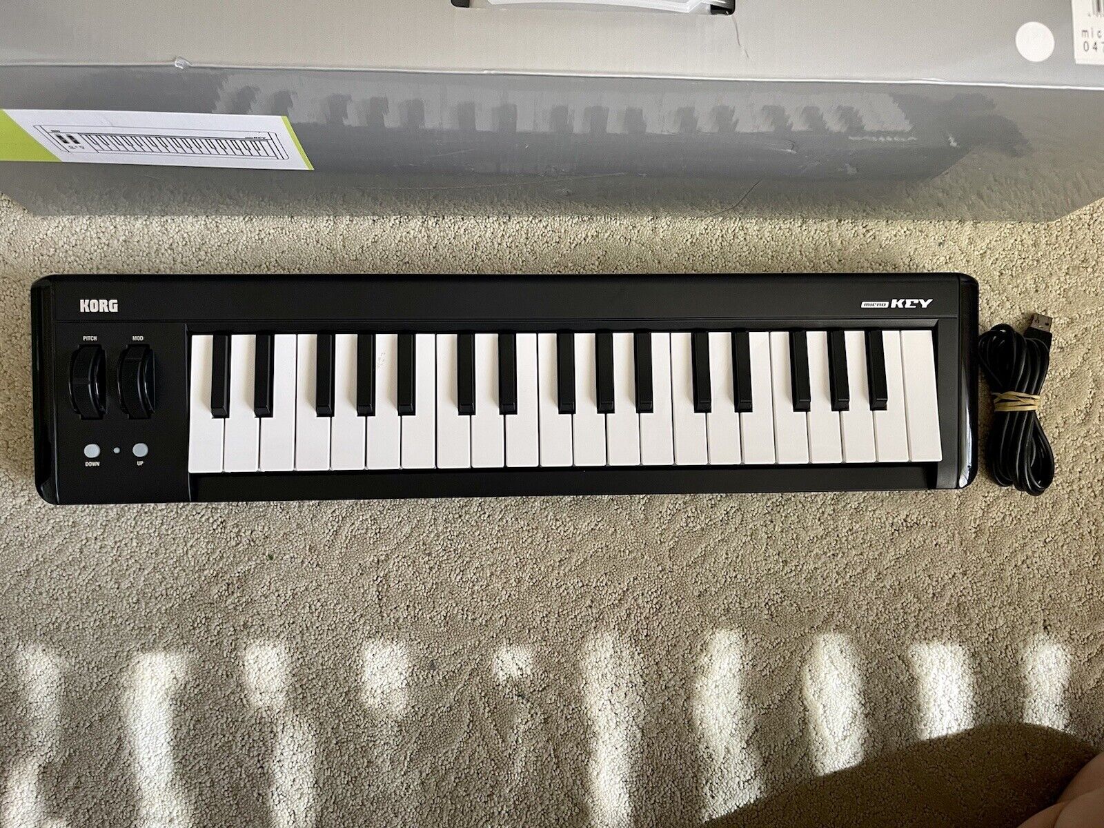 KORG microKEY 37 Mini Key Controller 37 Key USB Keyboard Controller - Fresh Stock Dated February 2026