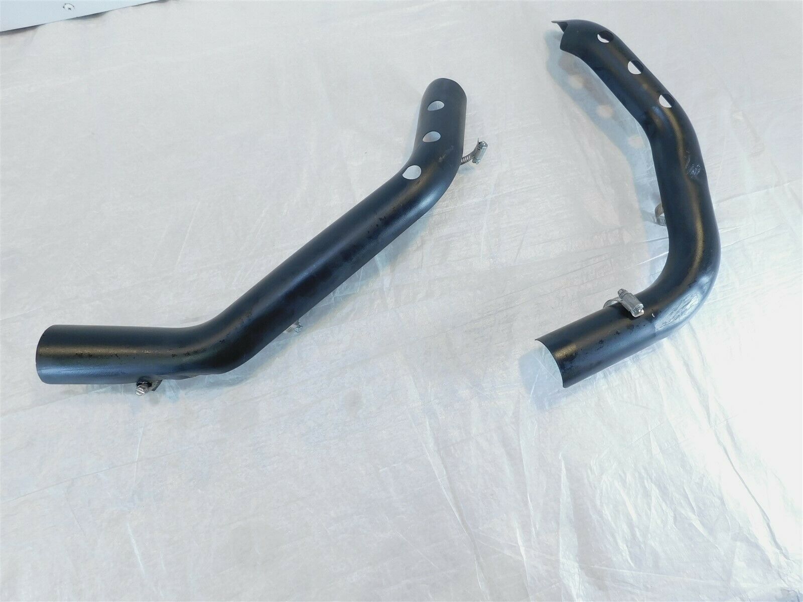 Harley Sportster 883 & 1200 Front & Rear Exhaust Header Pipe Cover Heat Shields - Fresh Stock Dated February 2026