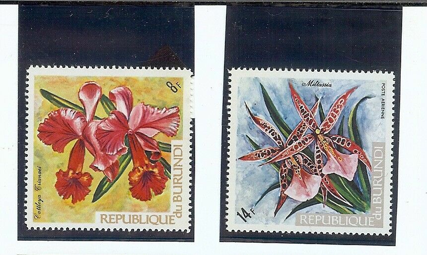BURUNDI: 1960'S-1970's STAMP COLLECTION - ALL FLORAL - 27 STAMPS - Fresh Stock Dated January 2026