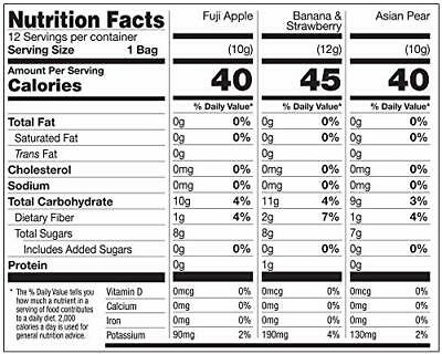 Brothers-ALL-Natural Fruit Crisps Variety Pack 4.44 Ounce Bag 12 Count Pack of 2 - Fresh Stock Dated February 2026