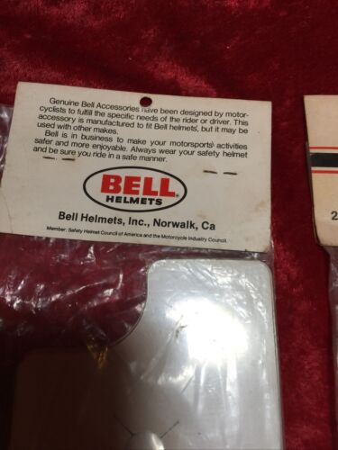 Bell 239 Star Cover Lens Nos New Old Stock  Helmet Tear Off Vintage Mx Moto - Fresh Stock Dated February 2026