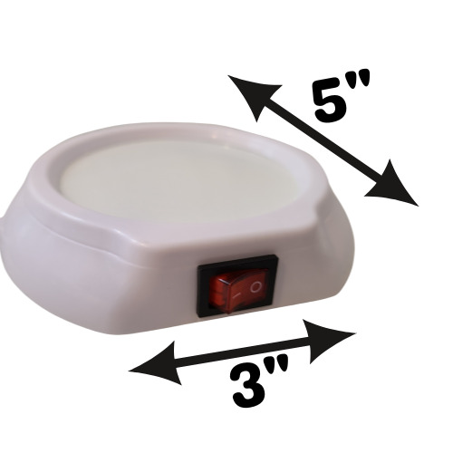 Electric Beverage Warmer with Plug-Small and Easy to Transport - Fresh Stock Dated February 2026