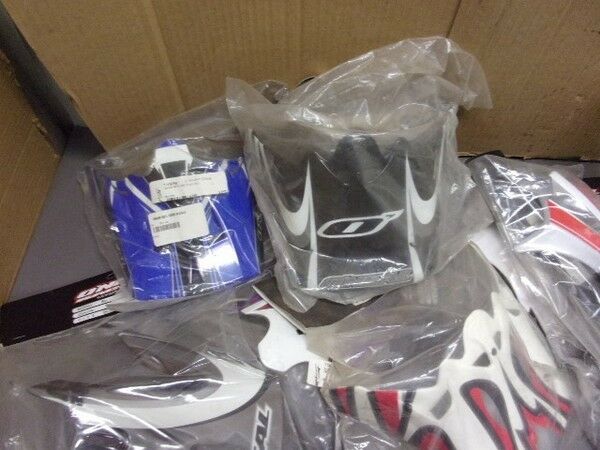 20 Assorted NOS Vintage O'Neal Helmet Parts - Fresh Stock Dated February 2026