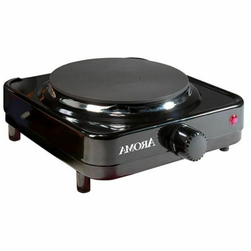 Electric Cooktop Single Burner Hot Plate Range Four Temperature, Black - Fresh Stock Dated February 2026