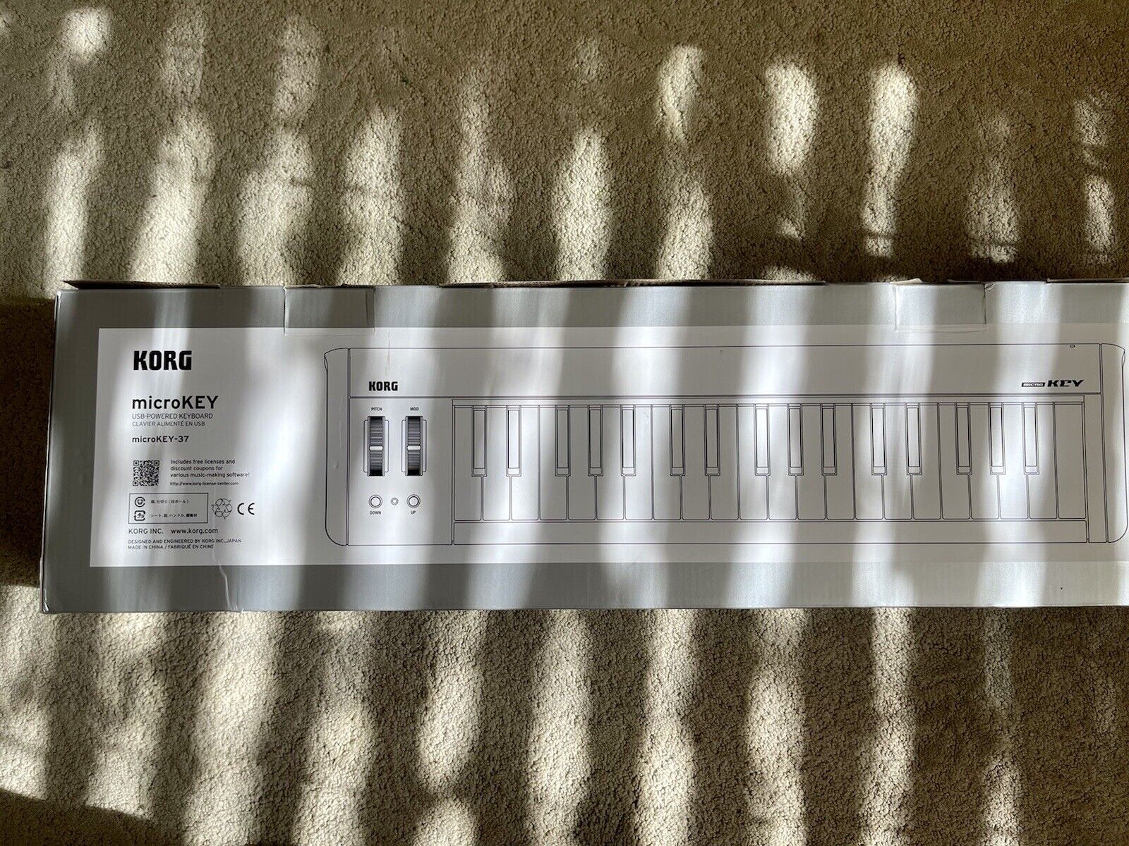 KORG microKEY 37 Mini Key Controller 37 Key USB Keyboard Controller - Fresh Stock Dated February 2026