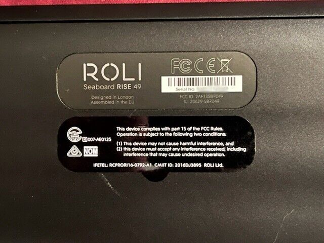 Roli Seaboard Rise 49 - Fresh Stock Dated February 2026