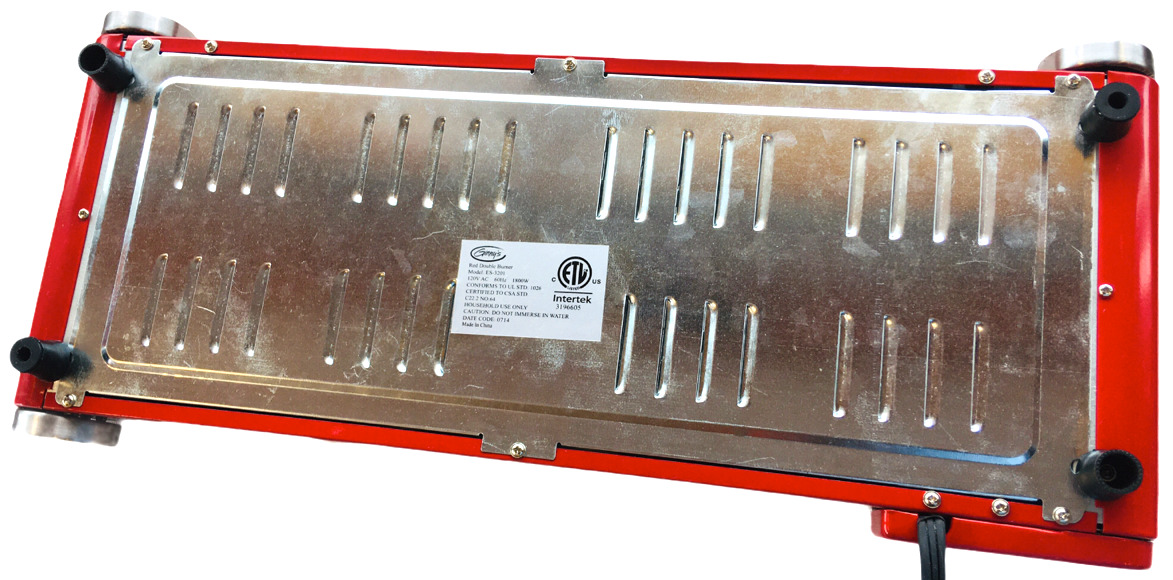 Double Burner 1800w Cast Iron Plate Tabletop 20