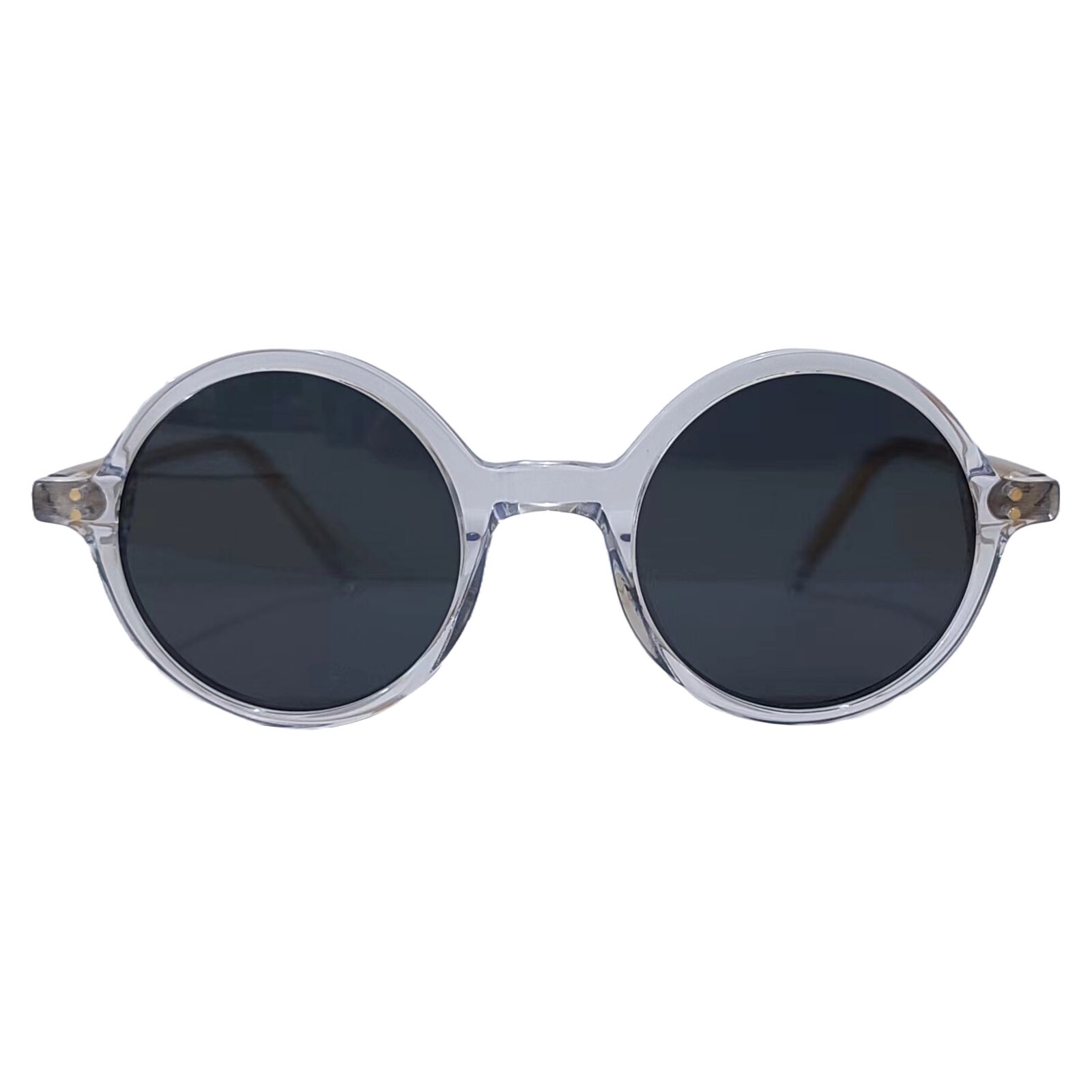 Leon Round Sunglasses The Professional Movie Costume Grey Lenses Glasses Léon - Fresh Stock Dated February 2026