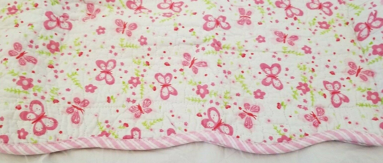 Pink Butterfly Standard Pillow Sham 21