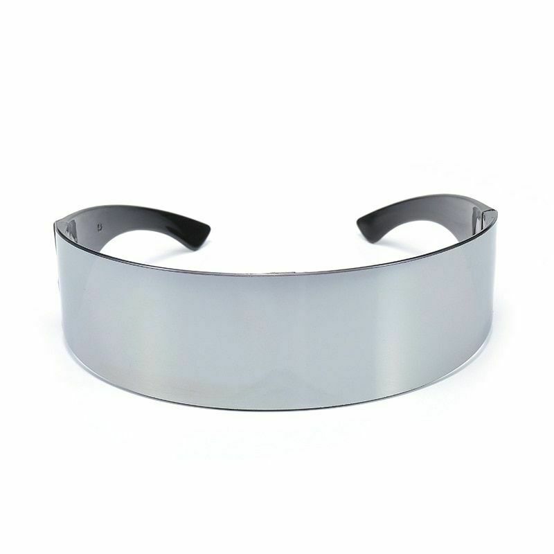 Futuristic Sunglasses Men Women Glasses Wrap Around Sun Glass Novelty Cool Mask - Fresh Stock Dated February 2026